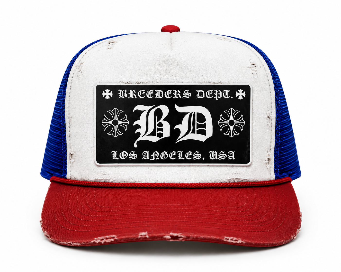 Vintage Flat Brim Trucker Hat