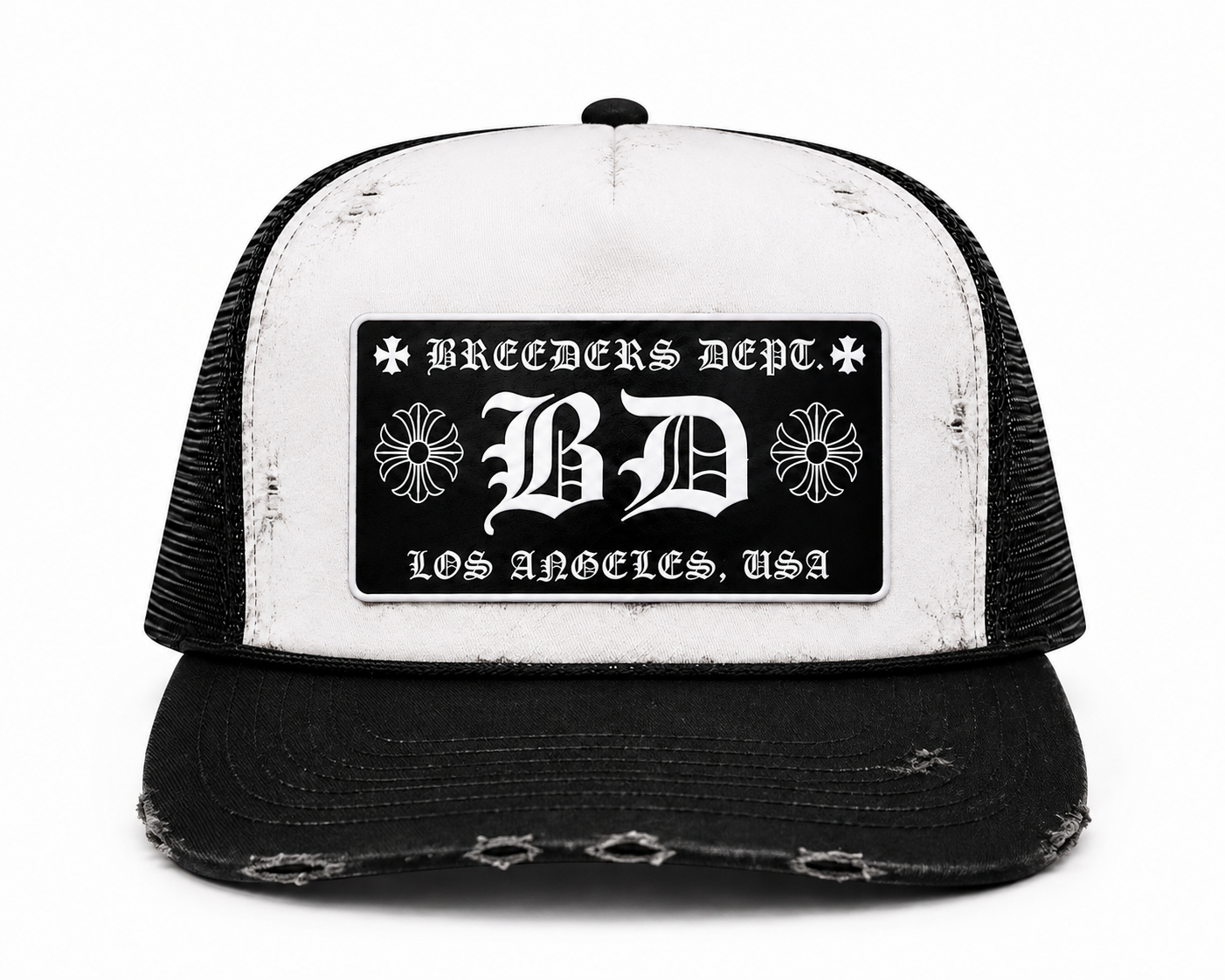 Vintage Flat Brim Trucker Hat