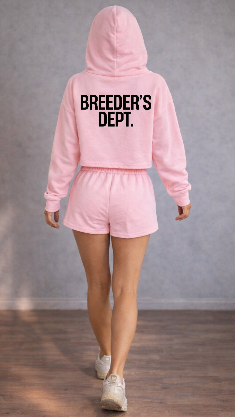 Breeder’s Dept. Cotton Candy Cropped Set