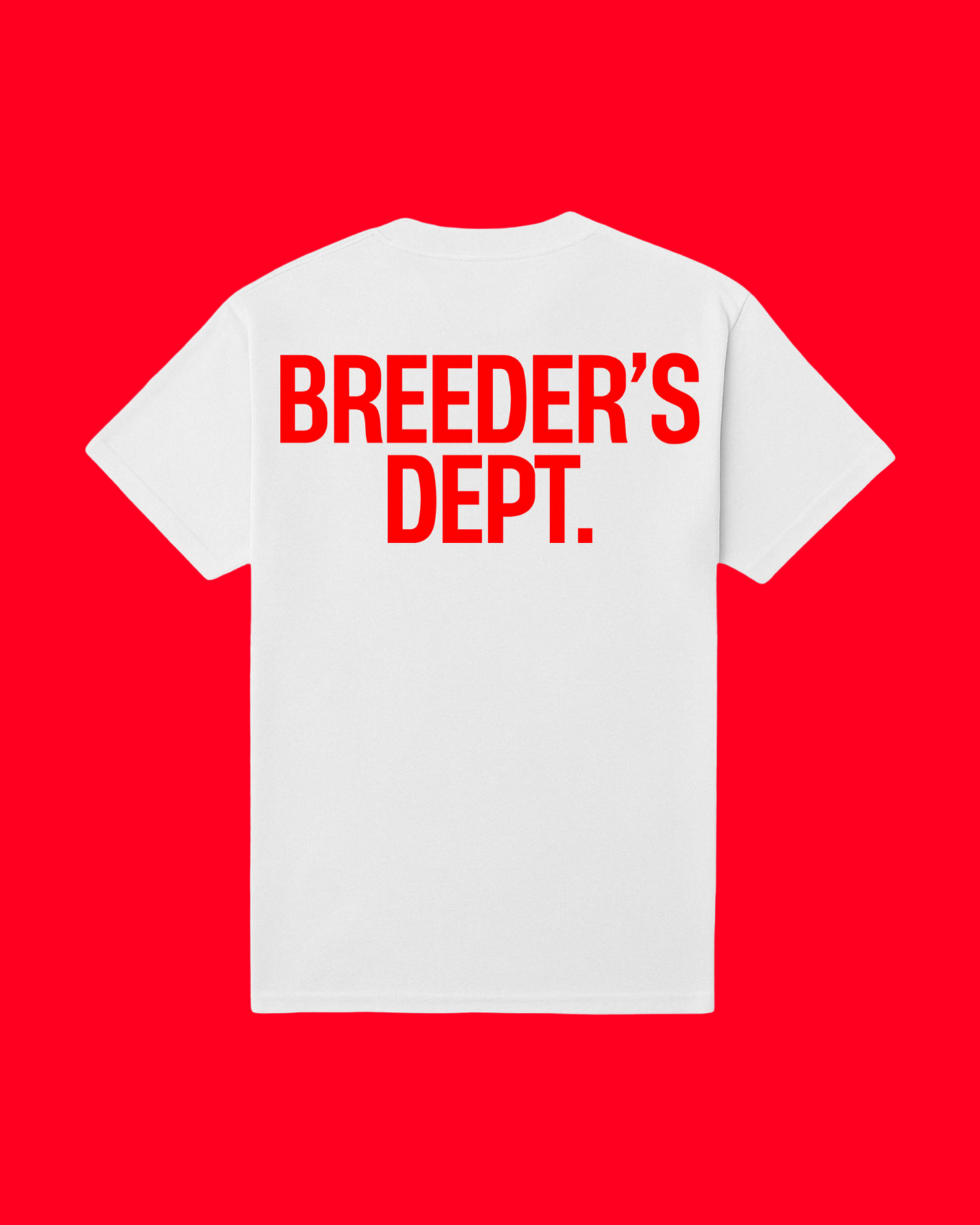 **KIDS**RED/WHITE DEPARTMENT TSHIRT