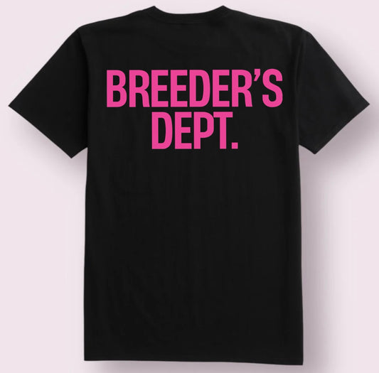 **KIDS** Black & Pink Breeder’s Department Traditional Tee
