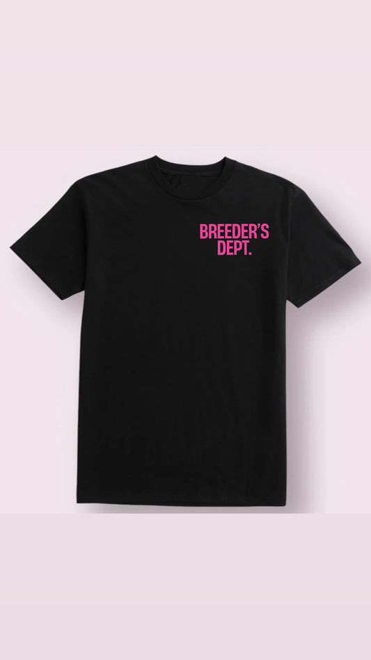 **KIDS** Black & Pink Breeder’s Department Traditional Tee