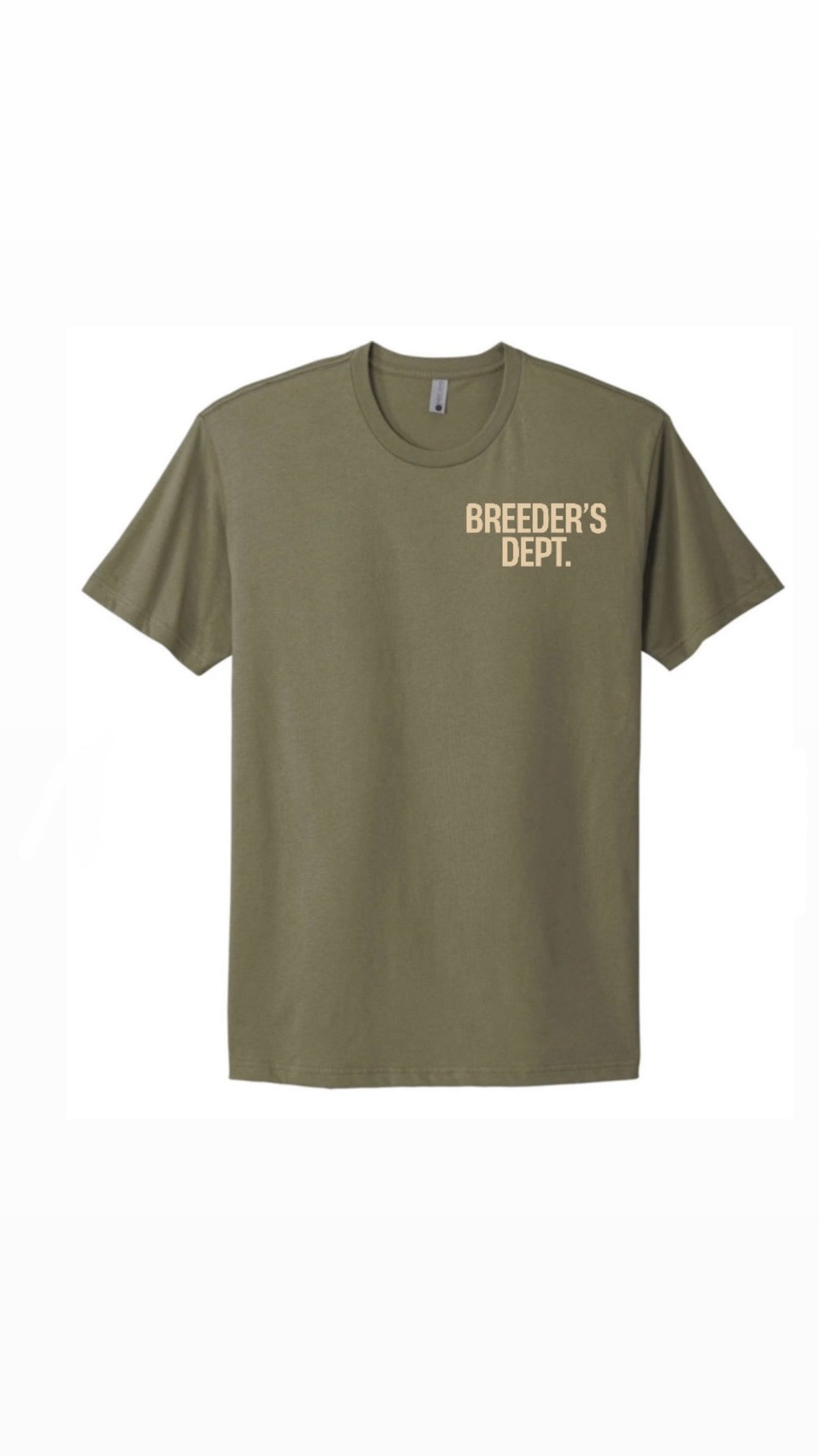 Olive Green / Tan Breeders Dept. tshirt