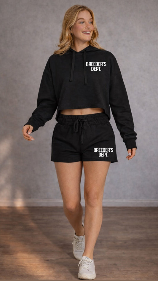 Breeders Dept. “Black” Cropped Set