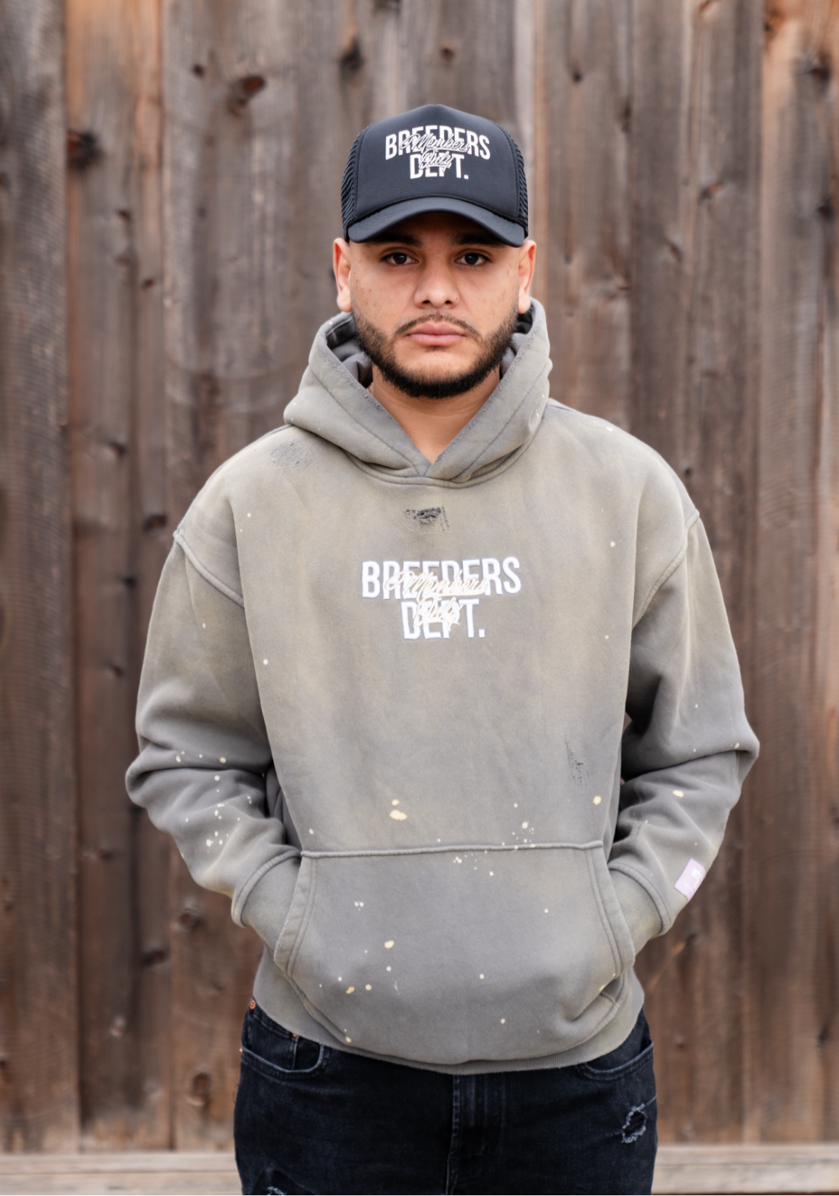 Members Only Vintage Wash Heavyweight Hoodie!