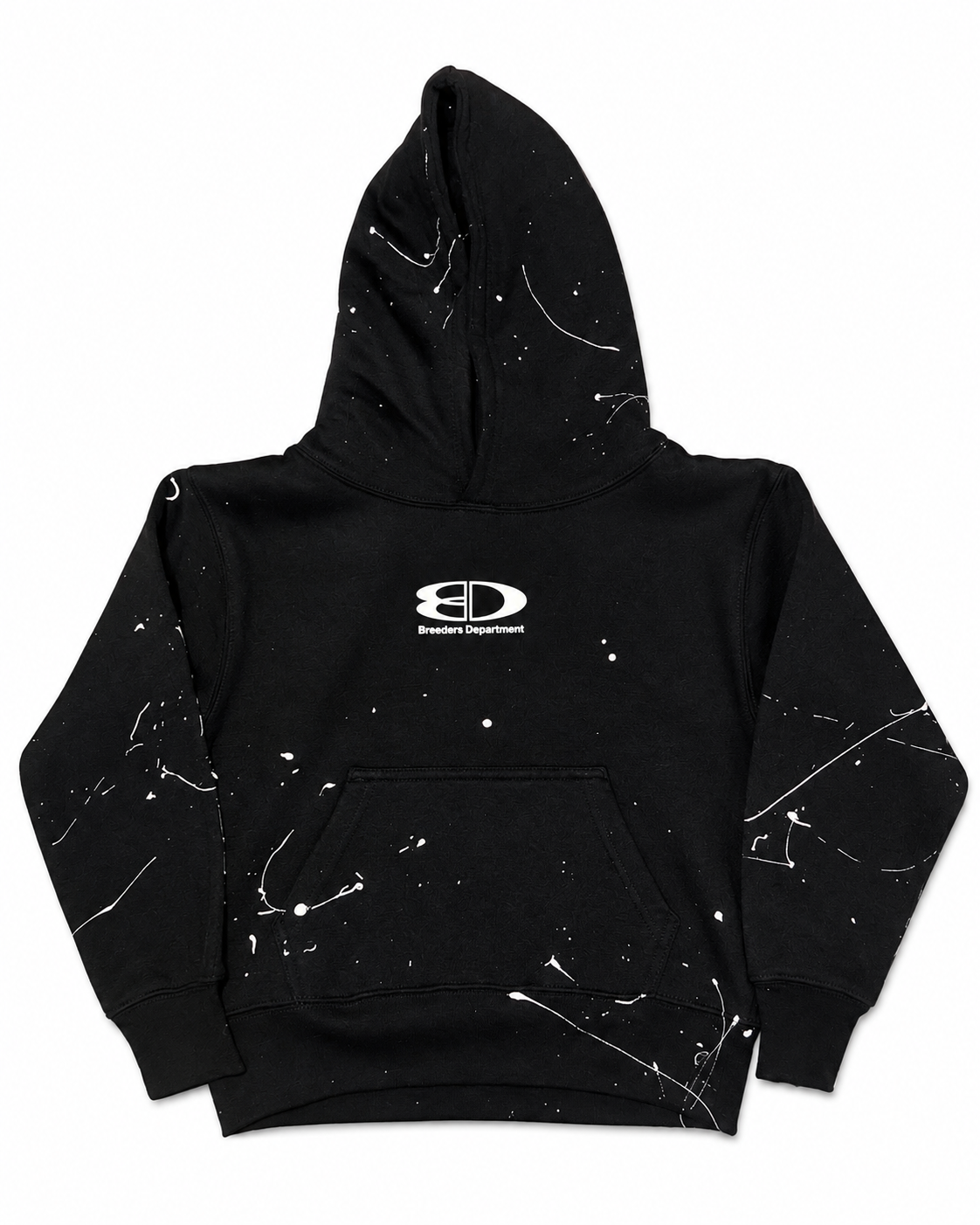Kids Ghost Paint Splatter Hoodie