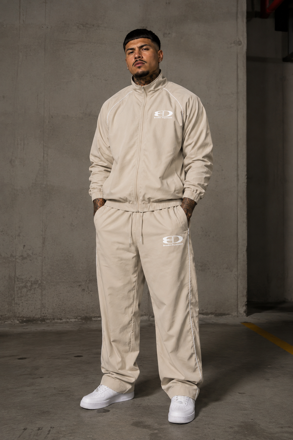 Mens Tan Track suit