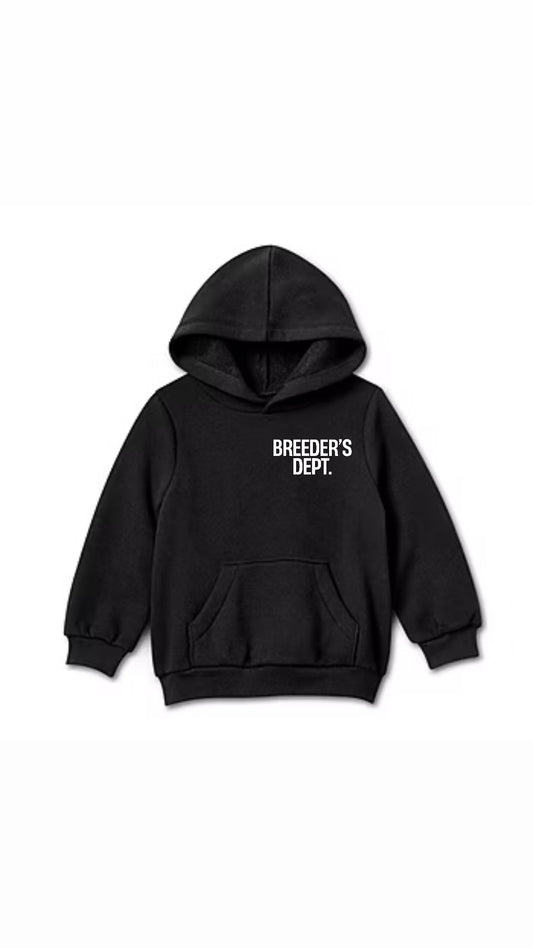 Kids Breeder’s Dept. Black Hoodie