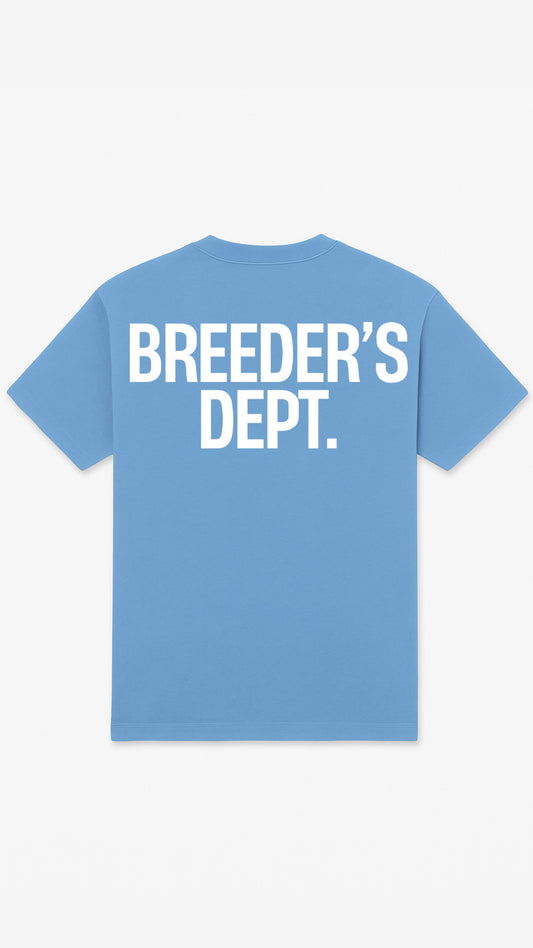 **KIDS**Carolina blue/ white Breeders Dept. tshirt